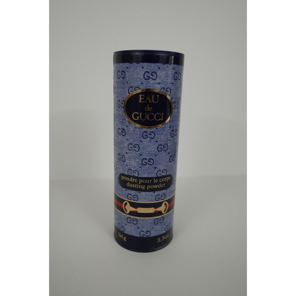 Vintage Eau de Gucci Dusting Powder 3.3 oz Collector Display Not for Use
